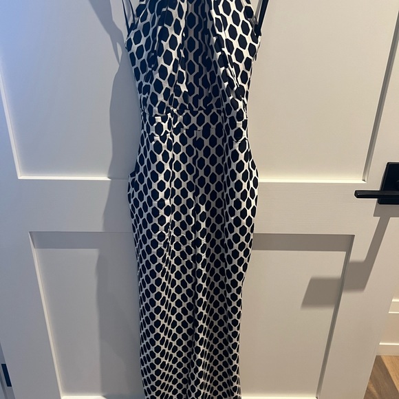 Silk Romper black and white silk - Picture 3 of 4